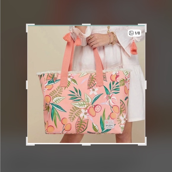 Spartina 449 - Pink Lemonade Beach Tote; Like New; Used Once - Picture 6 of 11